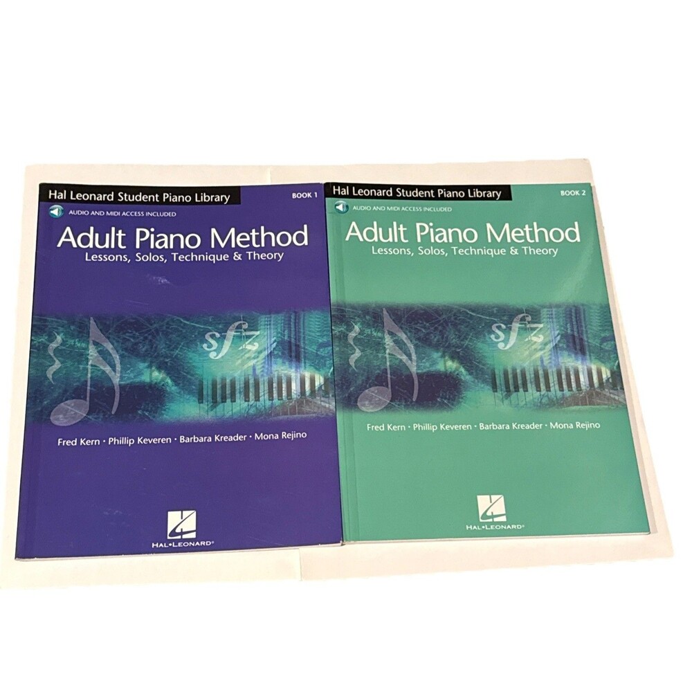 Hal Leonard Adult Piano Method: Books 1 & 2 Lessons, Solos, Technique & Theory